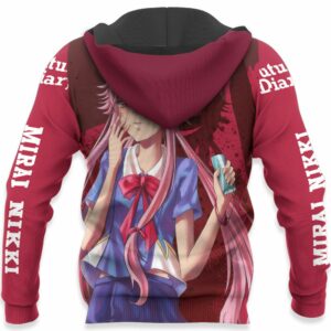 Yuno Gasai Future Diary Mirai Nikki Hoodie Anime Jacket Shirts 10