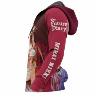 Yuno Gasai Future Diary Mirai Nikki Hoodie Anime Jacket Shirts 11