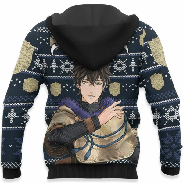 Yuno Ugly Christmas Sweater Custom Anime Black Clover XS12 4