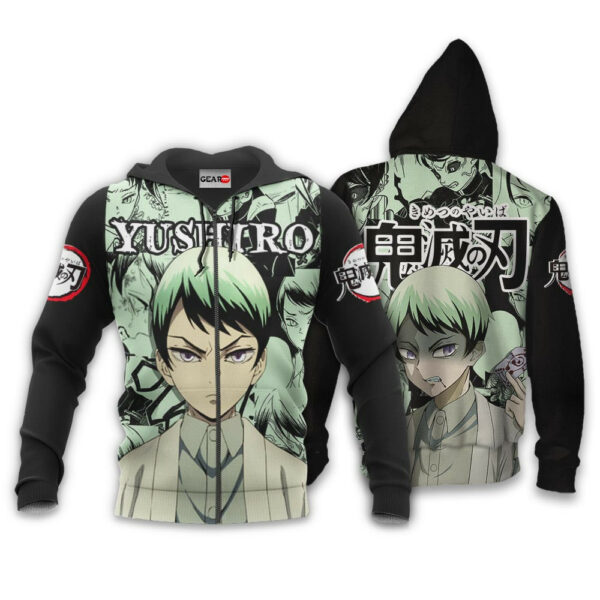 Yushiro Hoodie Custom Kimetsu Anime Merch Clothes Manga Style 1