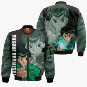 Yusuke Urameshi Hoodie Custom Yu Yu Hakusho Anime Shirts 9