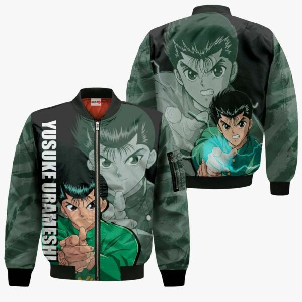 Yusuke Urameshi Hoodie Custom Yu Yu Hakusho Anime Shirts 4