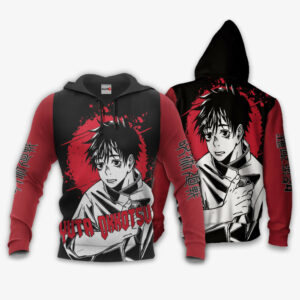 Yuta Okkotsu Hoodie Custom Jujutsu Kaisen Anime Merch Clothes Monochrome 8