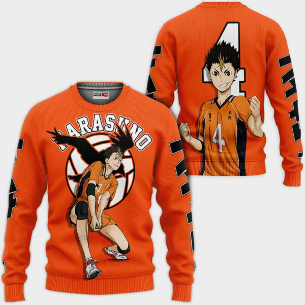 Yuu Nishinoya Hoodie Custom Haikyuu Anime Merch Clothes 2