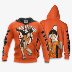 Yuu Nishinoya Hoodie Custom Haikyuu Anime Merch Clothes 8