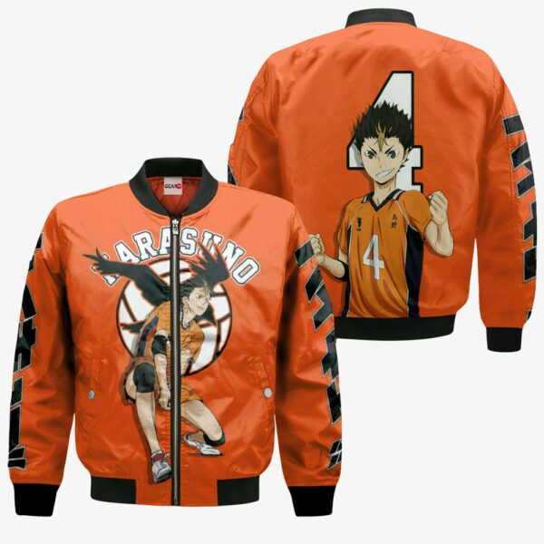 Yuu Nishinoya Hoodie Custom Haikyuu Anime Merch Clothes 4