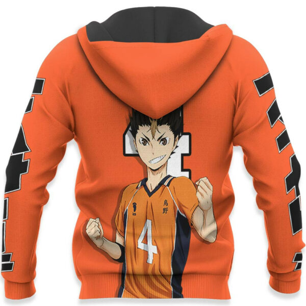 Yuu Nishinoya Hoodie Custom Haikyuu Anime Merch Clothes 5