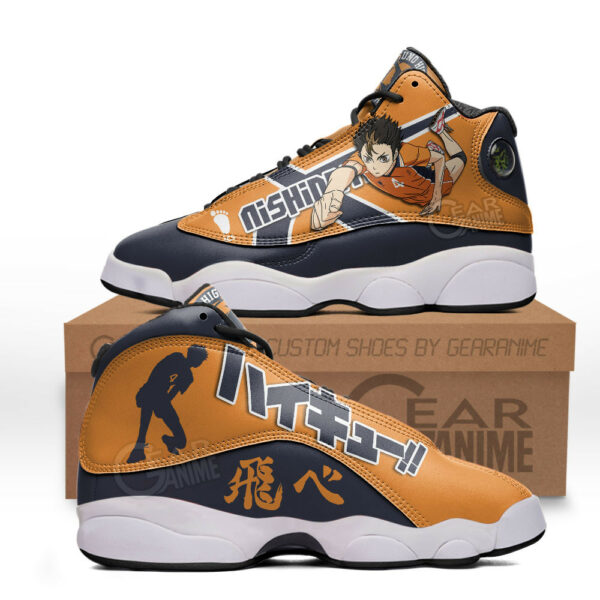 Yuu Nishinoya JD13 Shoes Haikyuu Custom Anime Sneakers 2