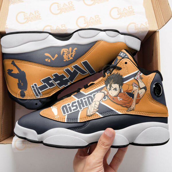 Yuu Nishinoya JD13 Shoes Haikyuu Custom Anime Sneakers 1