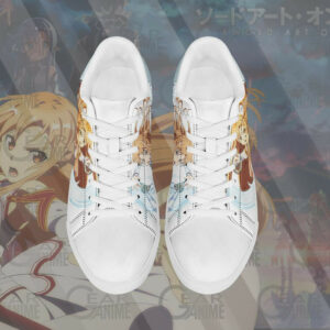 Yuuki Asuna Skate Shoes Sword Art Online Anime Sneakers SK10 7