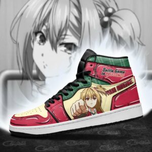 Yuuri Amagake Shoes Custom Anime Battle in 5 Seconds After Meeting Sneakers 7