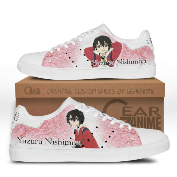 Yuzuru Nishimiya Skate Shoes Custom Anime A Silent Voice Shoes 1