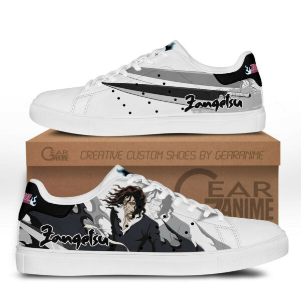 Zangetsu Skate Shoes Custom Anime Bleach Shoes 1