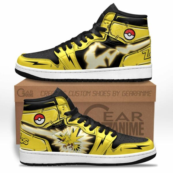 Zapdos Shoes Custom Pokemon Anime Sneakers 1