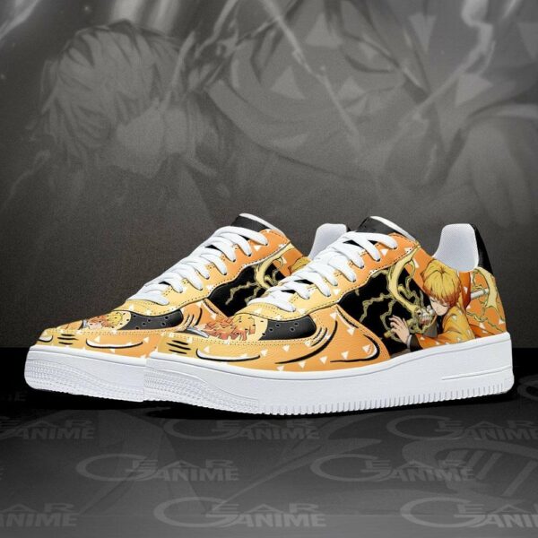 Zenitsu Agatsuma Air Shoes Custom Anime Demon Slayer Sneakers 2