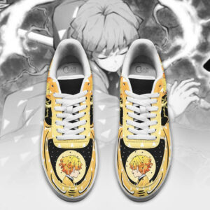 Zenitsu Agatsuma Air Shoes Custom Anime Demon Slayer Sneakers 7