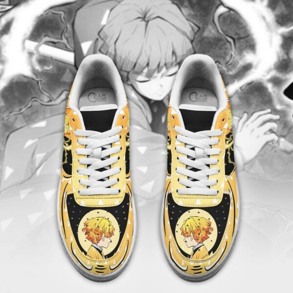 Zenitsu Agatsuma Air Shoes Custom Anime Demon Slayer Sneakers 4