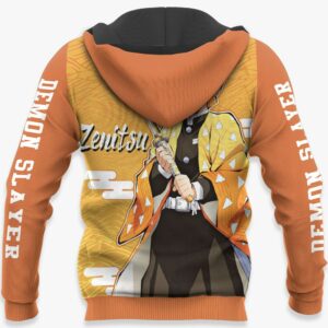 Zenitsu Agatsuma Hoodie Custom Kimetsu Anime Hoodie Shirts 10