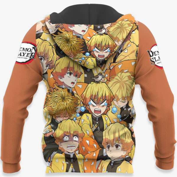 Zenitsu Agatsuma Hoodie Custom Kimetsu Anime Merch Clothes 5