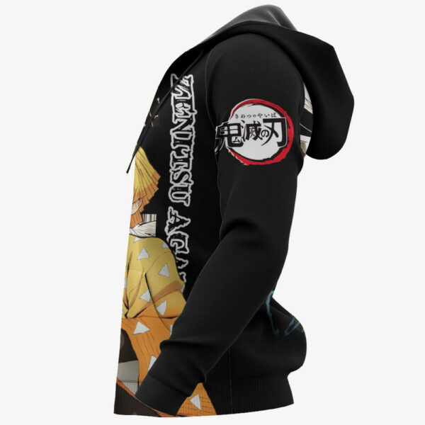 Zenitsu Agatsuma Hoodie Custom Kimetsu Anime Merch Clothes Manga Style 6