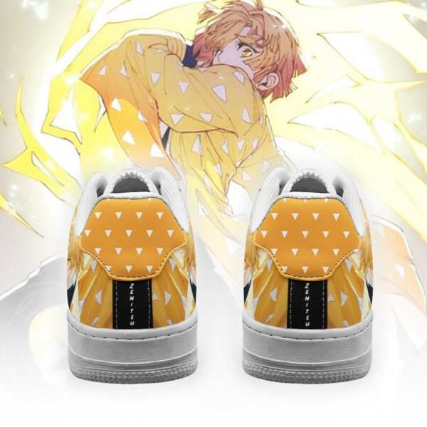 Zenitsu Air Shoes Custom Demon Slayer Anime Sneakers 3
