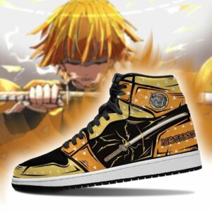 Zenitsu Blade Shoes Custom Nichirin Sword Demon Slayer Anime Sneakers 5