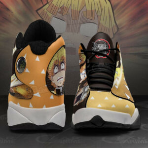 Zenitsu Shoes Cool Funny Face Custom Anime Demon Slayer Sneakers 9