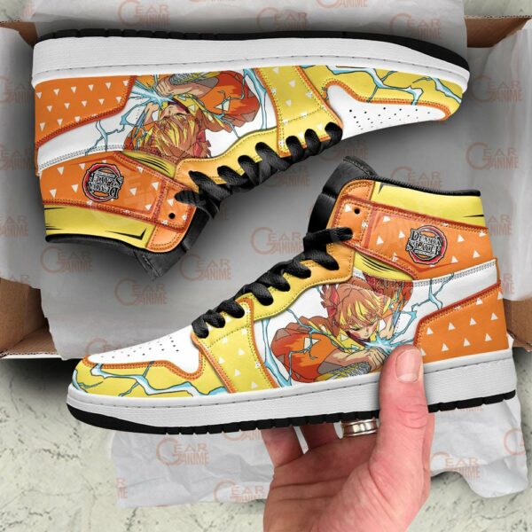 Zenitsu Shoes Custom Demon Slayer Anime Sneakers 2