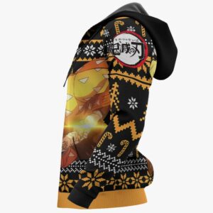 Zenitsu Ugly Christmas Sweater Custom Anime Kimetsu XS12 9