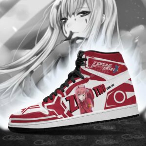 Zero Two Code 002 Shoes Custom Darling In The Franxx Anime Sneakers 9