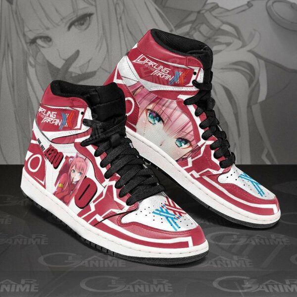 Zero Two Code 002 Shoes Custom Darling In The Franxx Anime Sneakers 1