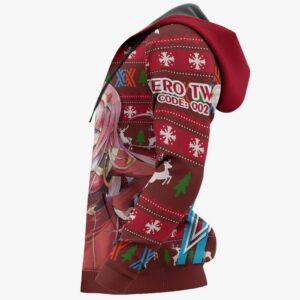 Zero Two Code 002 Ugly Christmas Sweater Custom Anime Darling In The Franxx XS12 9