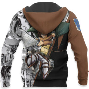 Zoe Hange Hoodie Custom Attack On Titan Anime Merch Clothes Manga Style 10