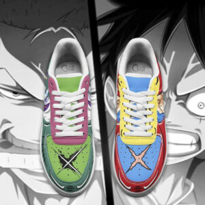 Zoro and Luffy Air Shoes Custom Anime One Piece Sneakers 6