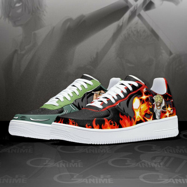 Zoro and Sanji Air Shoes Custom Anime One Piece Sneakers 2