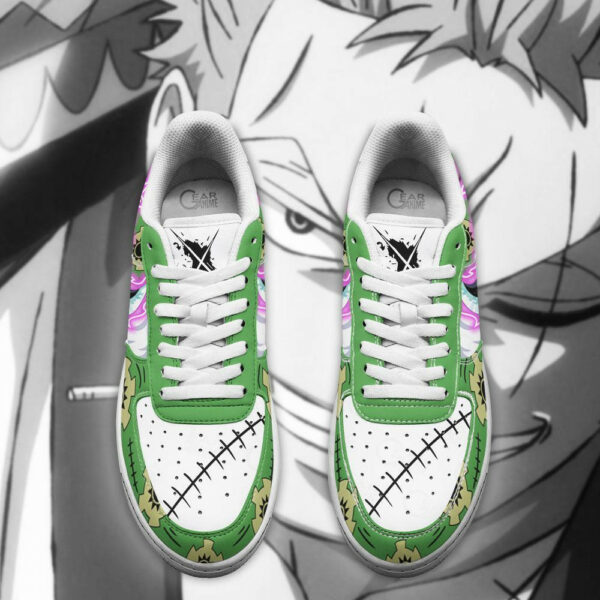 Zoro Enma Blade Air Shoes Custom Wano One Piece Anime Sneakers 4