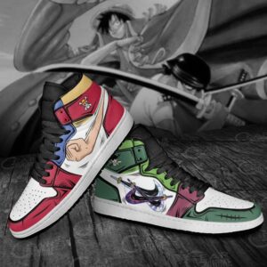 Zoro & Luffy Shoes Gomu Gomu and Santoryu One Piece Anime Sneakers 7