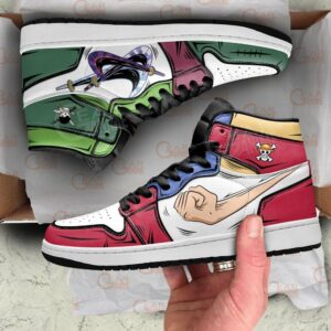 Zoro & Luffy Shoes Gomu Gomu and Santoryu One Piece Anime Sneakers 6