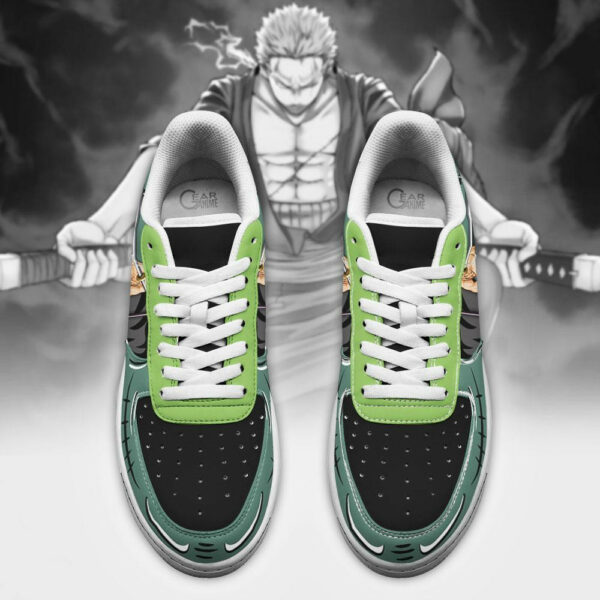 Zoro Santoryu Air Shoes Custom Anime One Piece Sneakers 4