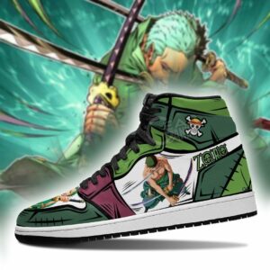 Zoro Shoes Custom Anime One Piece Sneakers 5