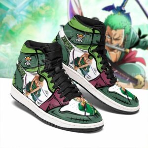 Zoro Shoes Custom Anime One Piece Sneakers 4