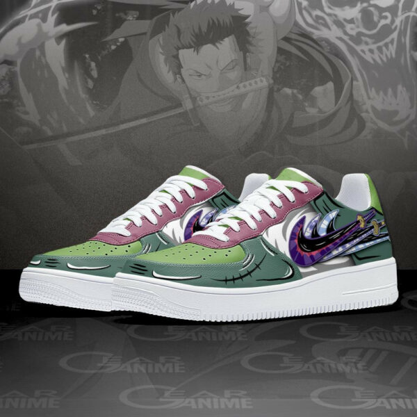 Zoro Swords Air Shoes Custom Anime One Piece Sneakers 2