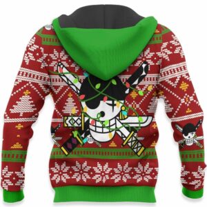 Zoro Ugly Christmas Sweater Custom One Piece Anime XS12 8