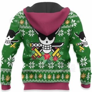 Zoro Ugly Christmas Sweater One Piece Anime Xmas 8