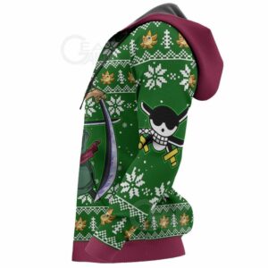 Zoro Ugly Christmas Sweater One Piece Anime Xmas 9