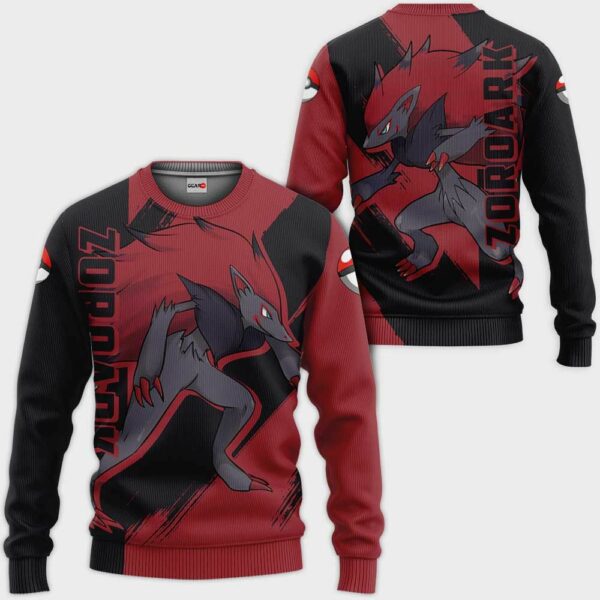 Zoroark Hoodie Custom Anime Pokemon Merch Clothes 2