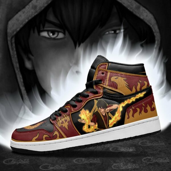 Zuko Shoes Custom Avatar The Last Airbender Anime Sneakers 4