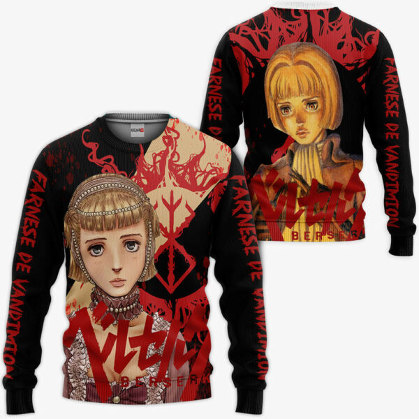 Farnese de Vandimion Hoodie Custom Berserk Anime Merch Clothes for Otaku 2