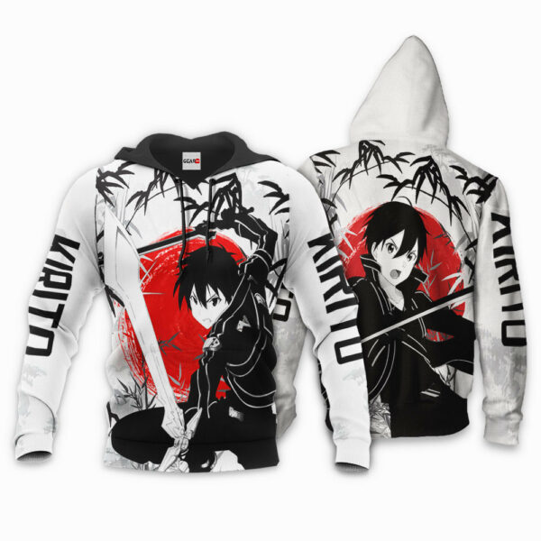 Kirito Hoodie Custom Sword Art Online Anime Merch Clothes Japan Style 3