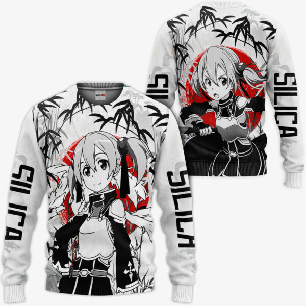 Silica Hoodie Custom Sword Art Online Anime Merch Clothes Japan Style 2